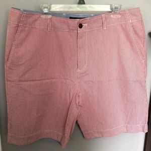 Red & White Stripe Shorts